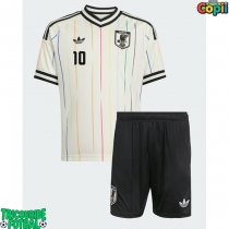 Echipament fotbal Japonia Ritsu Doan #10 Tricou Deplasare Mondial 2026 pentru copii maneca scurta (+ Pantaloni scurti)