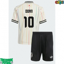 Echipament fotbal Japonia Ritsu Doan #10 Tricou Deplasare Mondial 2026 pentru copii maneca scurta (+ Pantaloni scurti)