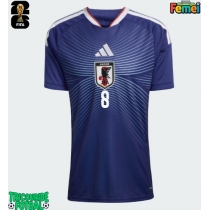 Echipament fotbal Japonia Takefusa Kubo #8 Tricou Acasa Mondial 2026 pentru femei maneca scurta
