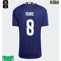 Echipament fotbal Japonia Takefusa Kubo #8 Tricou Acasa Mondial 2026 pentru femei maneca scurta