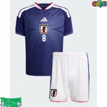 Echipament fotbal Japonia Takumi Minamino #8 Tricou Acasa Mondial 2026 pentru copii maneca scurta (+ Pantaloni scurti)