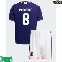 Echipament fotbal Japonia Takumi Minamino #8 Tricou Acasa Mondial 2026 pentru copii maneca scurta (+ Pantaloni scurti)