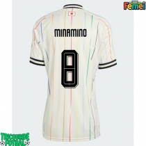 Echipament fotbal Japonia Takumi Minamino #8 Tricou Deplasare Mondial 2026 pentru femei maneca scurta