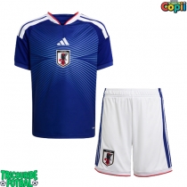 Echipament fotbal Japonia Tricou Acasa Mondial 2026 pentru copii maneca scurta (+ Pantaloni scurti)