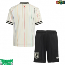 Echipament fotbal Japonia Tricou Deplasare Mondial 2026 pentru copii maneca scurta (+ Pantaloni scurti)