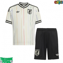 Echipament fotbal Japonia Tricou Deplasare Mondial 2026 pentru copii maneca scurta (+ Pantaloni scurti)