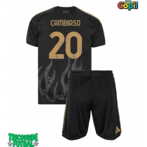 Echipament fotbal Juventus Andrea Cambiaso #20 Tricou Treilea 2026-27 pentru copii maneca scurta (+ Pantaloni scurti)