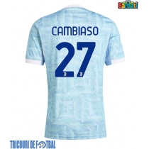 Echipament fotbal Juventus Andrea Cambiaso #27 Tricou Deplasare 2025-26 maneca scurta