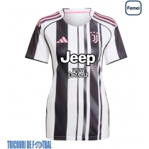 Echipament fotbal Juventus Dusan Vlahovic #9 Tricou Acasa 2025-26 pentru femei maneca scurta