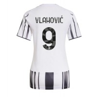 Echipament fotbal Juventus Dusan Vlahovic #9 Tricou Acasa 2025-26 pentru femei maneca scurta