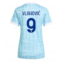 Echipament fotbal Juventus Dusan Vlahovic #9 Tricou Deplasare 2025-26 pentru femei maneca scurta