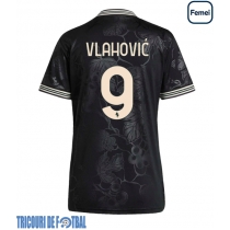 Echipament fotbal Juventus Dusan Vlahovic #9 Tricou Treilea 2025-26 pentru femei maneca scurta