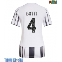 Echipament fotbal Juventus Federico Gatti #4 Tricou Acasa 2025-26 pentru femei maneca scurta
