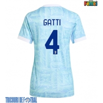 Echipament fotbal Juventus Federico Gatti #4 Tricou Deplasare 2025-26 pentru femei maneca scurta
