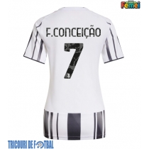 Echipament fotbal Juventus Francisco Conceicao #7 Tricou Acasa 2025-26 pentru femei maneca scurta