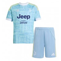Echipament fotbal Juventus Francisco Conceicao #7 Tricou Deplasare 2025-26 pentru copii maneca scurta (+ Pantaloni scurti)