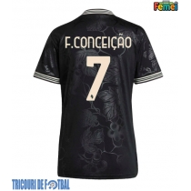 Echipament fotbal Juventus Francisco Conceicao #7 Tricou Treilea 2025-26 pentru femei maneca scurta