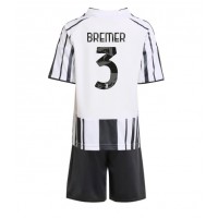 Echipament fotbal Juventus Gleison Bremer #3 Tricou Acasa 2025-26 pentru copii maneca scurta (+ Pantaloni scurti)