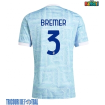 Echipament fotbal Juventus Gleison Bremer #3 Tricou Deplasare 2025-26 maneca scurta