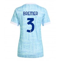 Echipament fotbal Juventus Gleison Bremer #3 Tricou Deplasare 2025-26 pentru femei maneca scurta