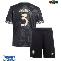 Echipament fotbal Juventus Gleison Bremer #3 Tricou Treilea 2025-26 pentru copii maneca scurta (+ Pantaloni scurti)