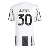 Echipament fotbal Juventus Jonathan David #30 Tricou Acasa 2025-26 maneca scurta