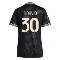 Echipament fotbal Juventus Jonathan David #30 Tricou Treilea 2025-26 pentru femei maneca scurta