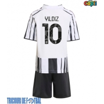 Echipament fotbal Juventus Kenan Yildiz #10 Tricou Acasa 2025-26 pentru copii maneca scurta (+ Pantaloni scurti)