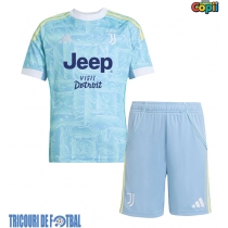 Echipament fotbal Juventus Kenan Yildiz #10 Tricou Deplasare 2025-26 pentru copii maneca scurta (+ Pantaloni scurti)