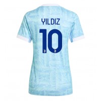 Echipament fotbal Juventus Kenan Yildiz #10 Tricou Deplasare 2025-26 pentru femei maneca scurta