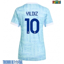 Echipament fotbal Juventus Kenan Yildiz #10 Tricou Deplasare 2025-26 pentru femei maneca scurta