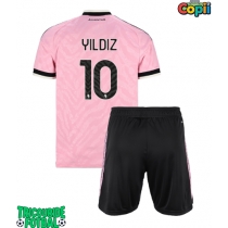 Echipament fotbal Juventus Kenan Yildiz #10 Tricou Deplasare 2026-27 pentru copii maneca scurta (+ Pantaloni scurti)