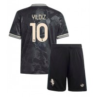 Echipament fotbal Juventus Kenan Yildiz #10 Tricou Treilea 2025-26 pentru copii maneca scurta (+ Pantaloni scurti)