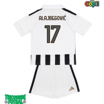 Echipament fotbal Juventus Kerim Alajbegovic #17 Tricou Acasa 2026-27 pentru copii maneca scurta (+ Pantaloni scurti)