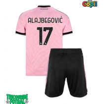 Echipament fotbal Juventus Kerim Alajbegovic #17 Tricou Deplasare 2026-27 pentru copii maneca scurta (+ Pantaloni scurti)