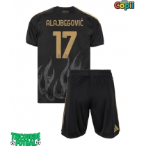 Echipament fotbal Juventus Kerim Alajbegovic #17 Tricou Treilea 2026-27 pentru copii maneca scurta (+ Pantaloni scurti)