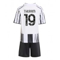 Echipament fotbal Juventus Khephren Thuram #19 Tricou Acasa 2025-26 pentru copii maneca scurta (+ Pantaloni scurti)