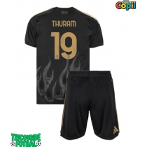 Echipament fotbal Juventus Khephren Thuram #19 Tricou Treilea 2026-27 pentru copii maneca scurta (+ Pantaloni scurti)