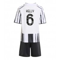 Echipament fotbal Juventus Lloyd Kelly #6 Tricou Acasa 2025-26 pentru copii maneca scurta (+ Pantaloni scurti)