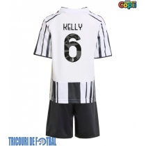 Echipament fotbal Juventus Lloyd Kelly #6 Tricou Acasa 2025-26 pentru copii maneca scurta (+ Pantaloni scurti)