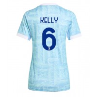 Echipament fotbal Juventus Lloyd Kelly #6 Tricou Deplasare 2025-26 pentru femei maneca scurta