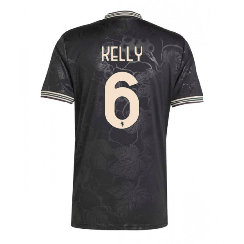 Echipament fotbal Juventus Lloyd Kelly #6 Tricou Treilea 2025-26 maneca scurta Echipament fotbal Juventus Lloyd Kelly #6 Tricou Treilea 2025-26 maneca scurta