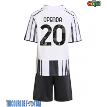 Echipament fotbal Juventus Lois Openda #20 Tricou Acasa 2025-26 pentru copii maneca scurta (+ Pantaloni scurti)