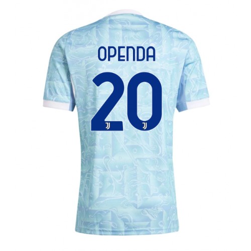 Echipament fotbal Juventus Lois Openda #20 Tricou Deplasare 2025-26 maneca scurta Echipament fotbal Juventus Lois Openda #20 Tricou Deplasare 2025-26 maneca scurta