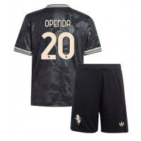 Echipament fotbal Juventus Lois Openda #20 Tricou Treilea 2025-26 pentru copii maneca scurta (+ Pantaloni scurti)