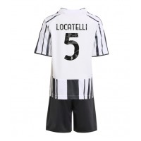 Echipament fotbal Juventus Manuel Locatelli #5 Tricou Acasa 2025-26 pentru copii maneca scurta (+ Pantaloni scurti)