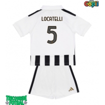 Echipament fotbal Juventus Manuel Locatelli #5 Tricou Acasa 2026-27 pentru copii maneca scurta (+ Pantaloni scurti)