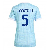 Echipament fotbal Juventus Manuel Locatelli #5 Tricou Deplasare 2025-26 pentru femei maneca scurta