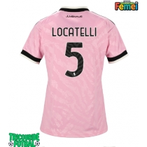 Echipament fotbal Juventus Manuel Locatelli #5 Tricou Deplasare 2026-27 pentru femei maneca scurta
