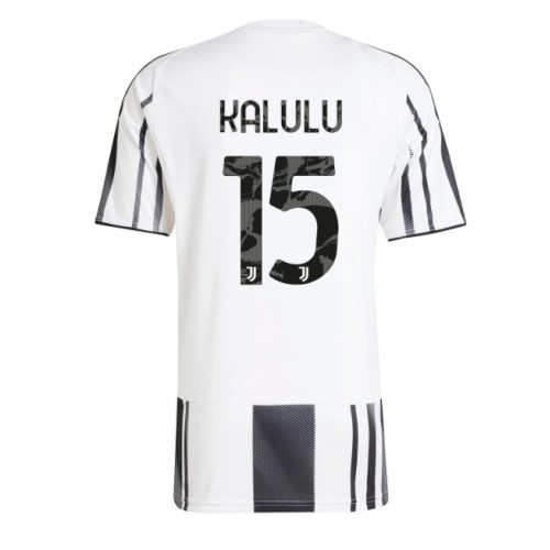 Echipament fotbal Juventus Pierre Kalulu #15 Tricou Acasa 2025-26 maneca scurta Echipament fotbal Juventus Pierre Kalulu #15 Tricou Acasa 2025-26 maneca scurta